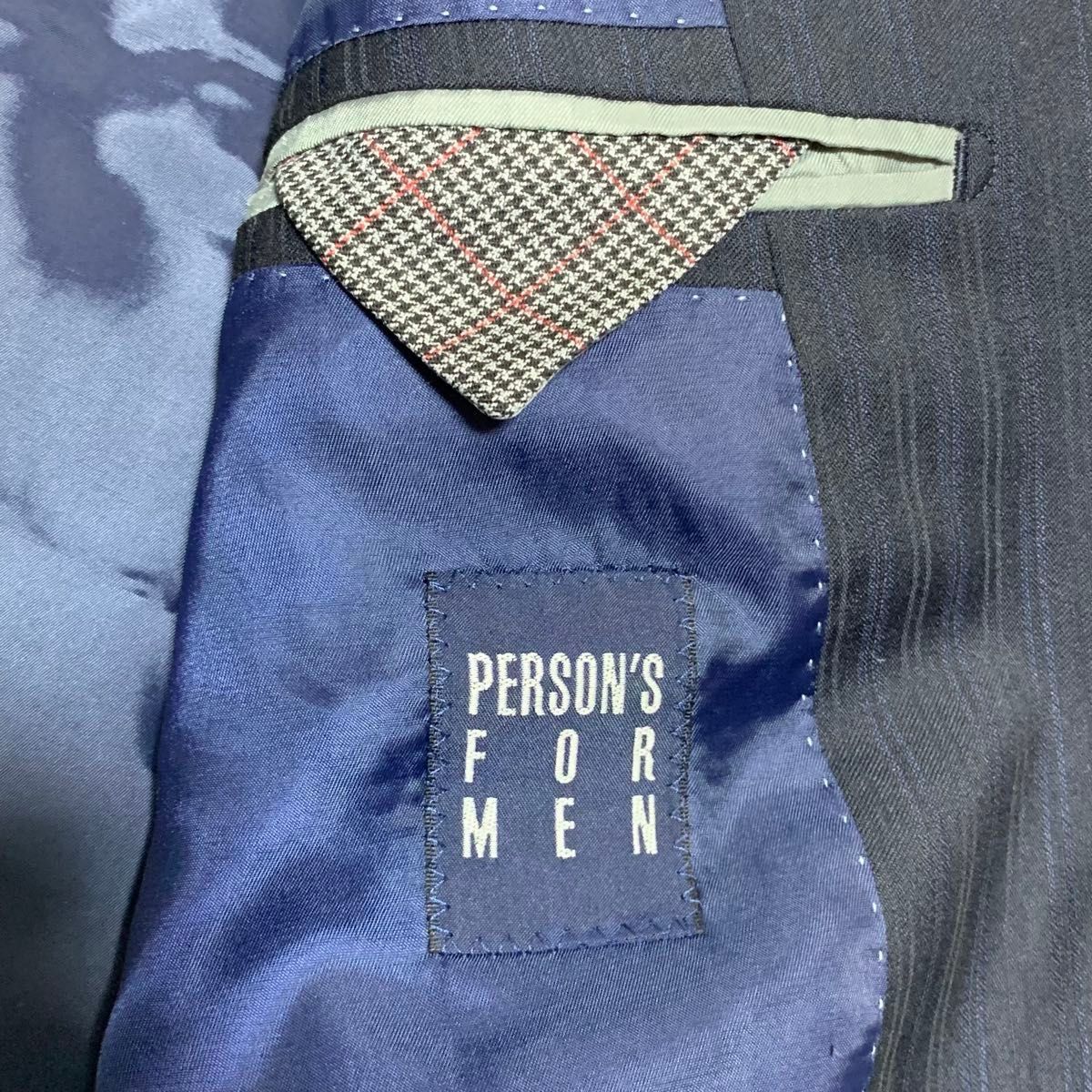 PERSON'S FOR MEN セットアップ スーツ Lサイズ ウール A6 PERSON'S FOR MEN セットアップ スーツ Lサイズ ウール A6
