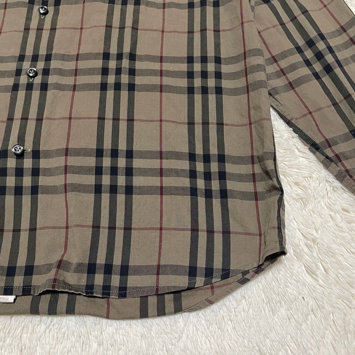 美品 BURBERRY バーバリー ロンドン ノバチェック BDシャツ 40 L 美品 BURBERRY バーバリー ロンドン ノバチェック BDシャツ 40 L