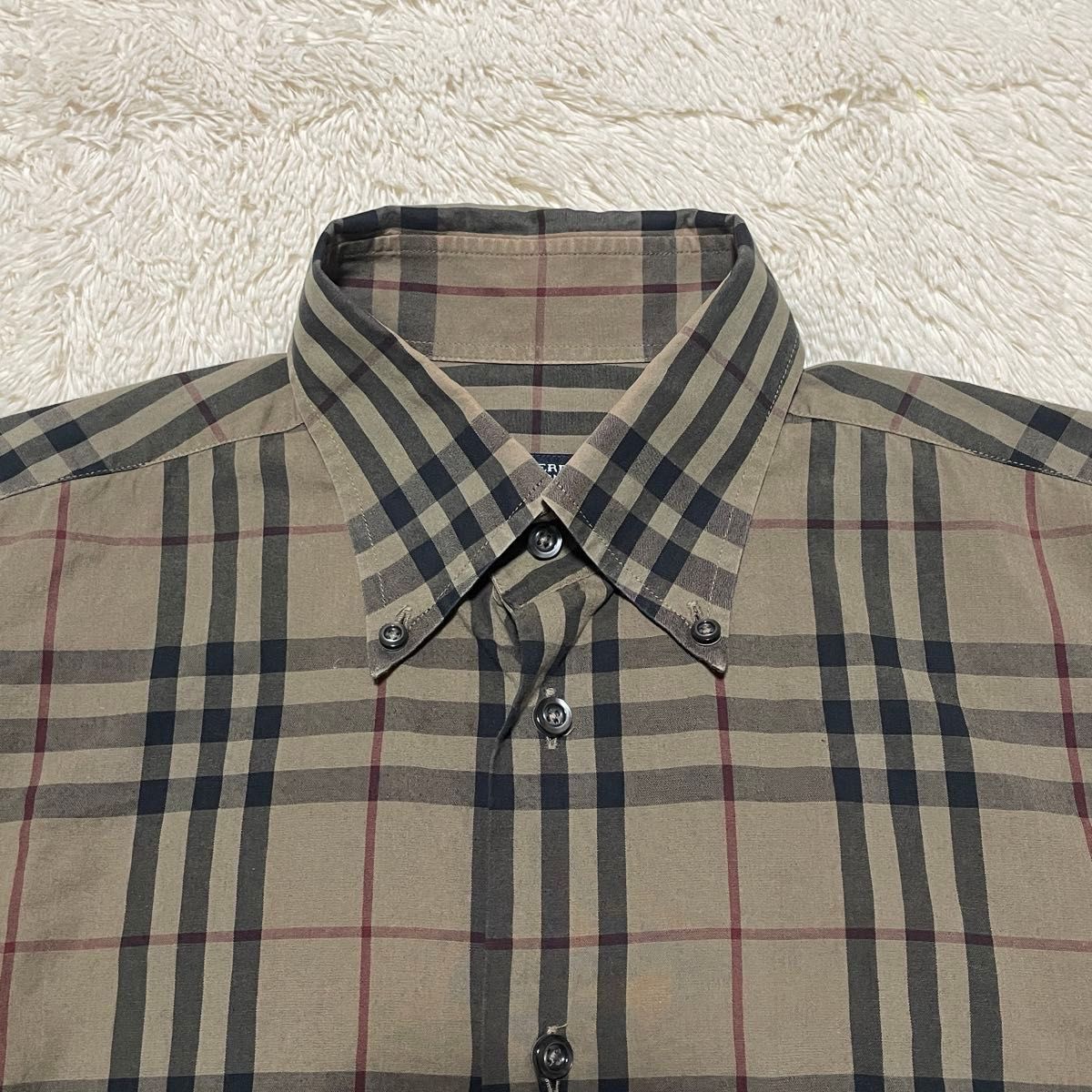 美品 BURBERRY バーバリー ロンドン ノバチェック BDシャツ 40 L 美品 BURBERRY バーバリー ロンドン ノバチェック BDシャツ 40 L