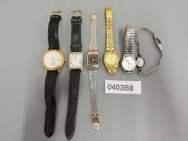 0403B8 ジャンク品 腕時計 おまとめ6点 AUREOLE RADO など ※動作 0403B8 ジャンク品 腕時計 おまとめ6点 AUREOLE RADO など ※動作