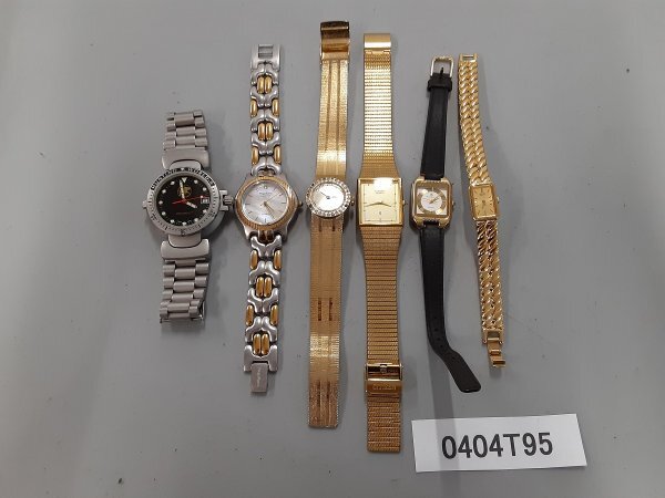 0404T95 ジャンク品 腕時計 おまとめ6点 SEIKOセイコー SANDOZ 0404T95 ジャンク品 腕時計 おまとめ6点 SEIKOセイコー SANDOZ