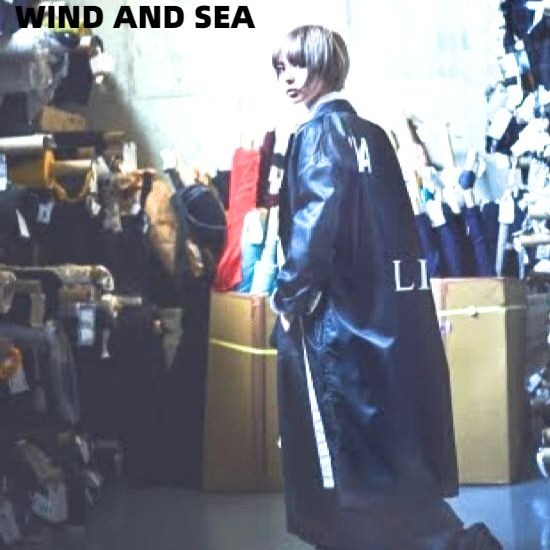 S 新品【WIND AND SEA LIMI FEU × WDS OVER COAT / BLACK (LIMI-01) ウィンダンシー x リミフゥ オーバーコート ジャケット 黒 ブラック】_画像2