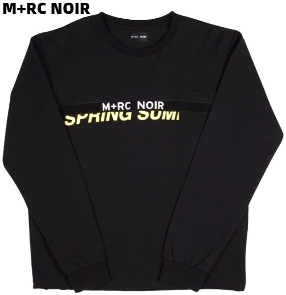 2022春の新作 BLACK NOIR 新品【M+RC S LONG カットソー】 ロンTシャツ