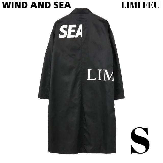 S 新品【WIND AND SEA LIMI FEU × WDS OVER COAT / BLACK (LIMI-01) ウィンダンシー x リミフゥ オーバーコート ジャケット 黒 ブラック】_画像1