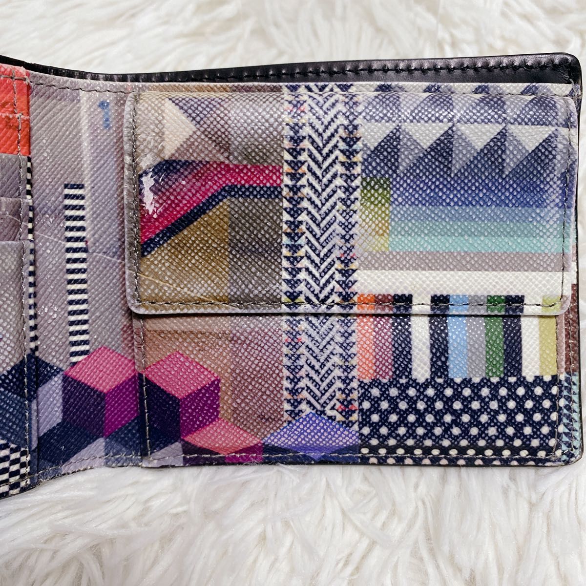 希少 ポール・スミス Paul Smith ミニクーパー 二つ折り財布 希少 ポール・スミス Paul Smith ミニクーパー 二つ折り財布
