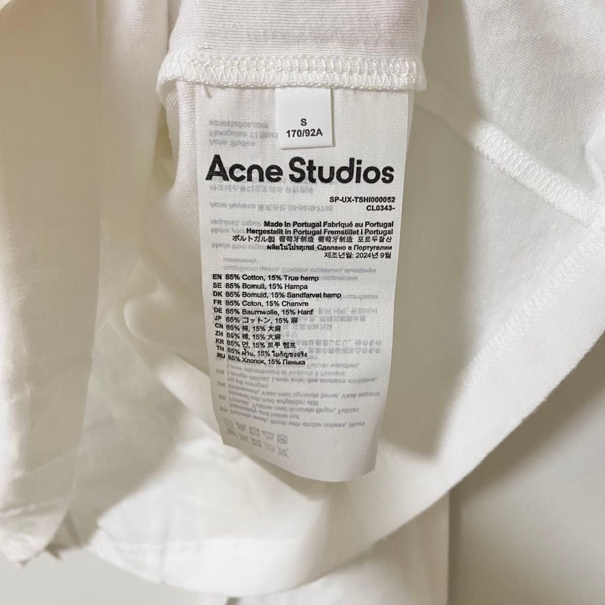 即日発送【新品】Acne Studios STOCKHOLM 1996 ロングスリーブT 即日発送【新品】Acne Studios STOCKHOLM 1996 ロングスリーブT