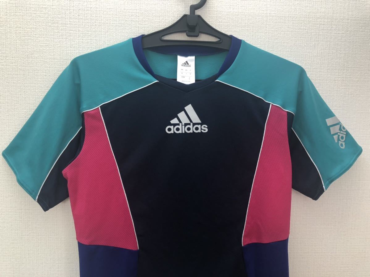 送料無料！adidas（アディダス）rengilite トレーニングジャージー半袖☆参考価格：3.630円☆F43949☆Sサイズ（G151130）_画像3