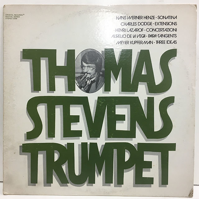 ★即決 Thomas Stevens / Trumpet 電子音楽 現代音楽_画像1