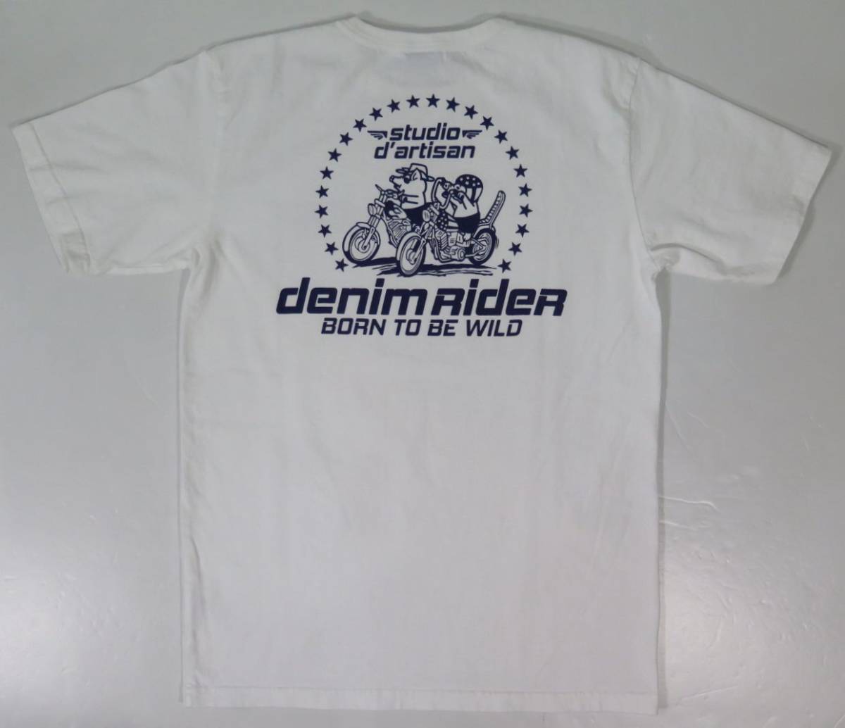 [ stereo . Dio *da*ruchi The n] BORN TO BE WILD print T-shirt STUDIO D\'ARTISAN 8005B USA made / made in Japan 