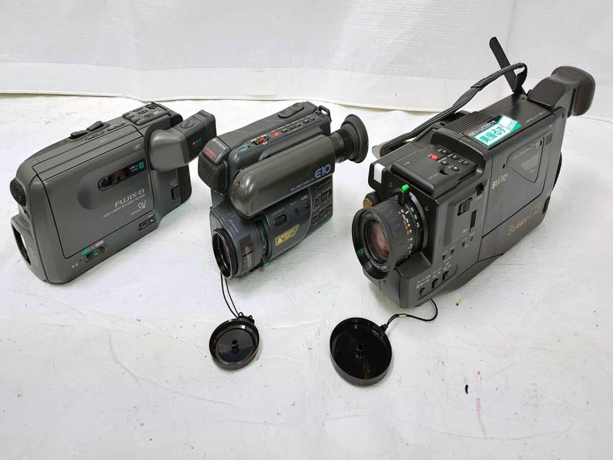 J220 動作未確認 SHARP FUJIX 他 8mm ビデオカメラ 18台セット J220 動作未確認 SHARP FUJIX 他 8mm ビデオカメラ 18台セット