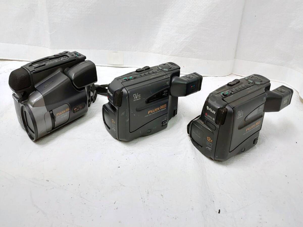 J220 動作未確認 SHARP FUJIX 他 8mm ビデオカメラ 18台セット J220 動作未確認 SHARP FUJIX 他 8mm ビデオカメラ 18台セット