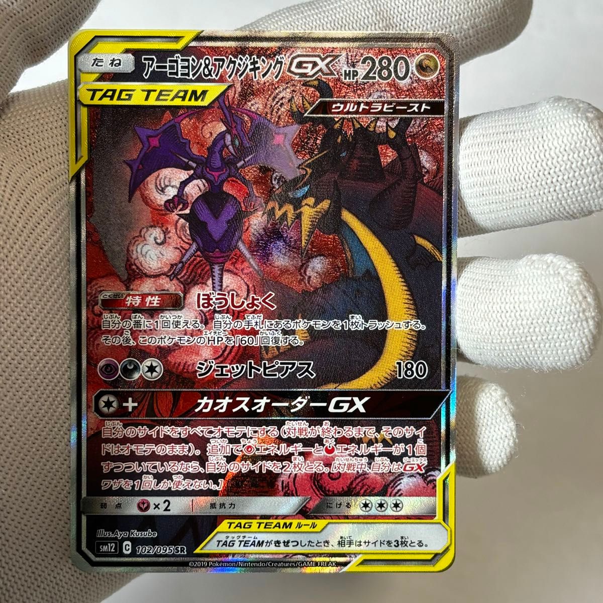 アーゴヨン&アクジキング ポケモンカード SA sr TAGTEAM タッグ アーゴヨン&アクジキング ポケモンカード SA sr TAGTEAM タッグ