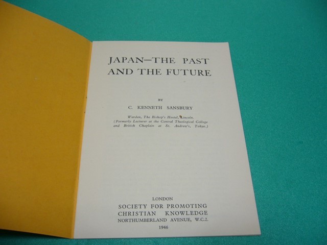 ☆C.K.Sansbury: JAPAN THE PAST AND PRESENT☆日本/クリスチャン_画像2