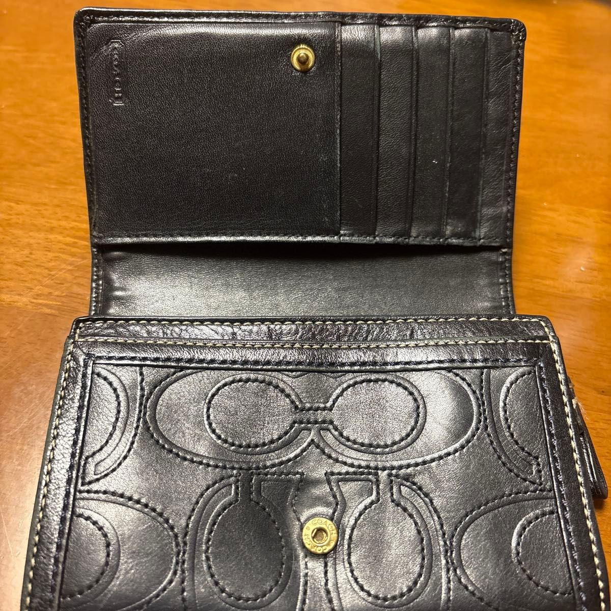 COACH 二つ折り財布 ブラック レザー|Yahoo!フリマ(旧PayPay COACH 二つ折り財布 ブラック レザー|Yahoo!フリマ(旧PayPay