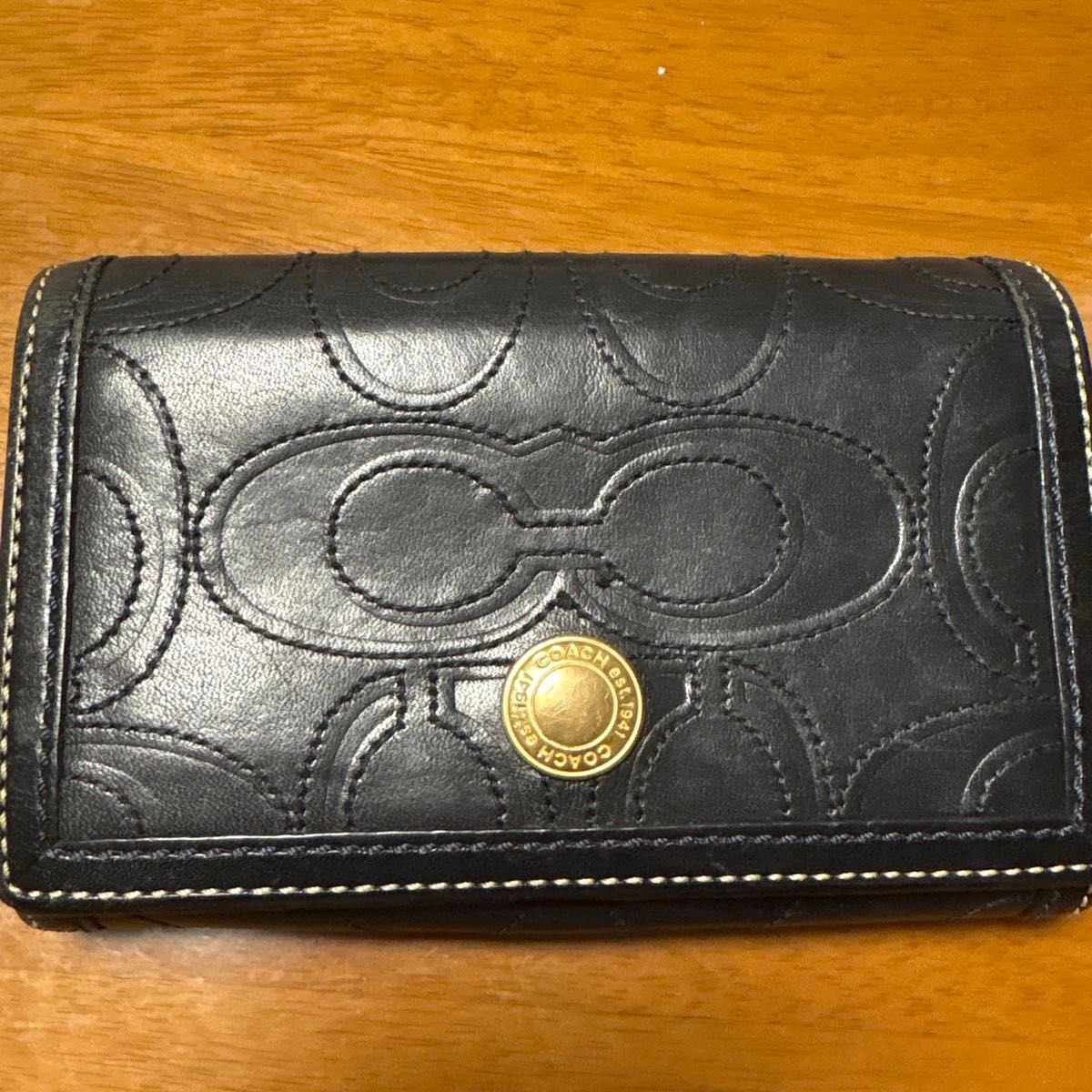COACH 二つ折り財布 ブラック レザー|Yahoo!フリマ(旧PayPay COACH 二つ折り財布 ブラック レザー|Yahoo!フリマ(旧PayPay