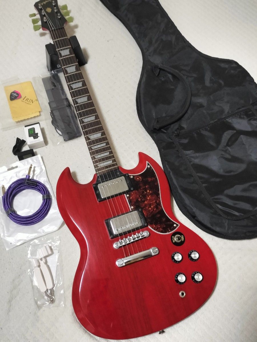 Epiphone エピフォン SG チェリー セットネック 初心者適 オマケ多数 Epiphone エピフォン SG チェリー セットネック 初心者最適