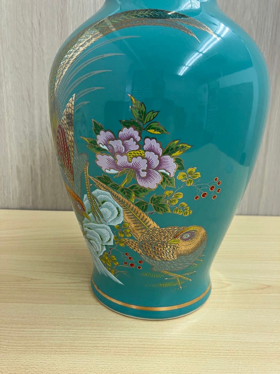九谷焼 明陶窯 花瓶 陶器 明陶 雉 キジ 金彩花鳥|Yahoo!フリマ 九谷焼 明陶窯 花瓶 陶器 明陶 雉 キジ 金彩花鳥|Yahoo!フリマ