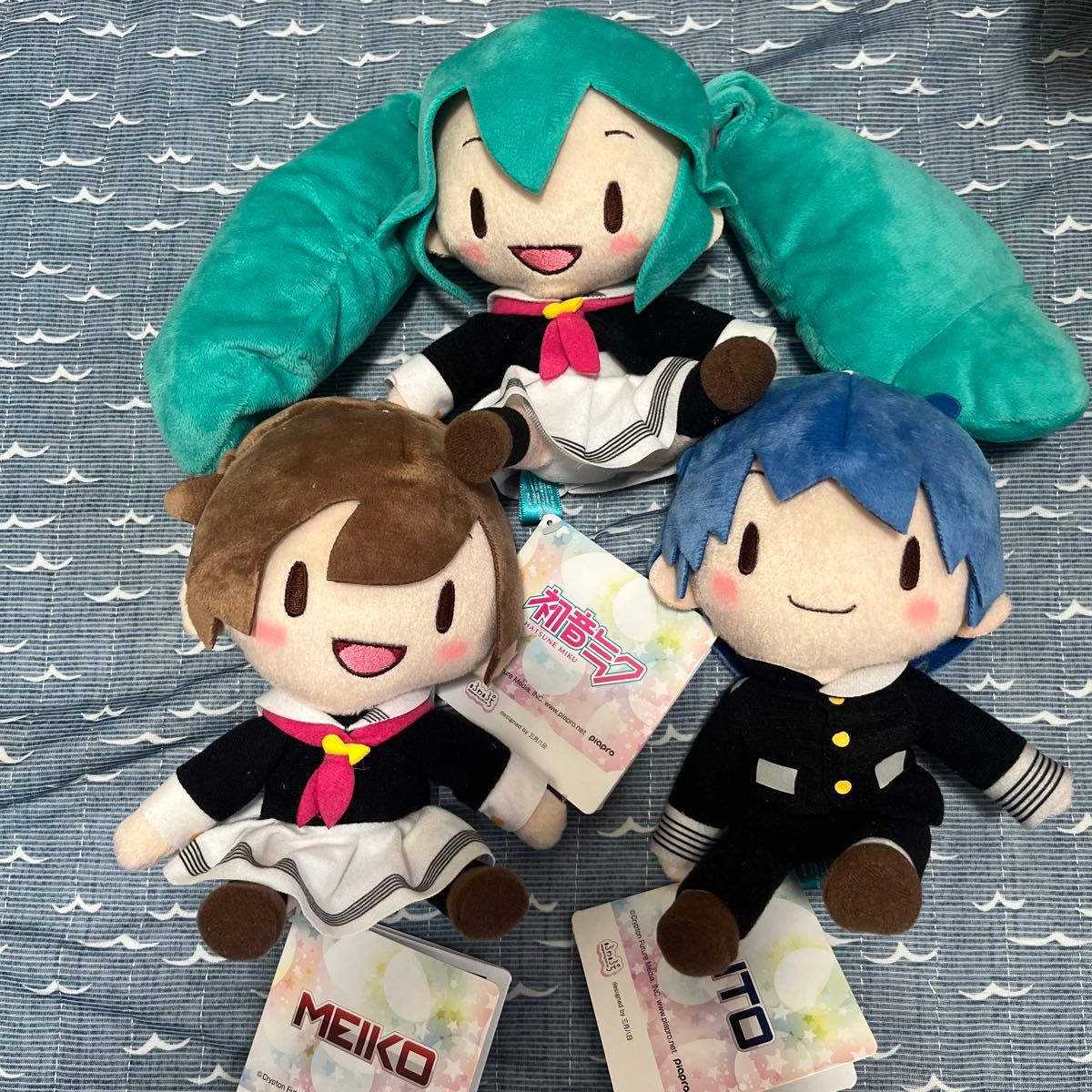 初音ミクシリーズふわぷちミニぬいぐるみ 初音ミク MEIKO KAITO 初音ミクシリーズふわぷちミニぬいぐるみ 初音ミク MEIKO KAITO