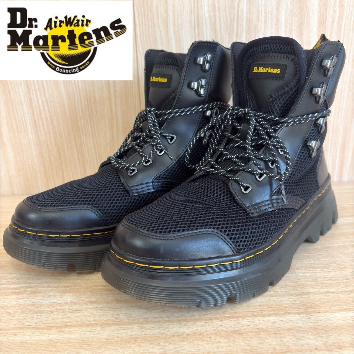 美品】Dr Martens ドクターマーチン TARIK TG 8ホール メッシュ 美品】Dr Martens ドクターマーチン TARIK TG 8ホール メッシュ