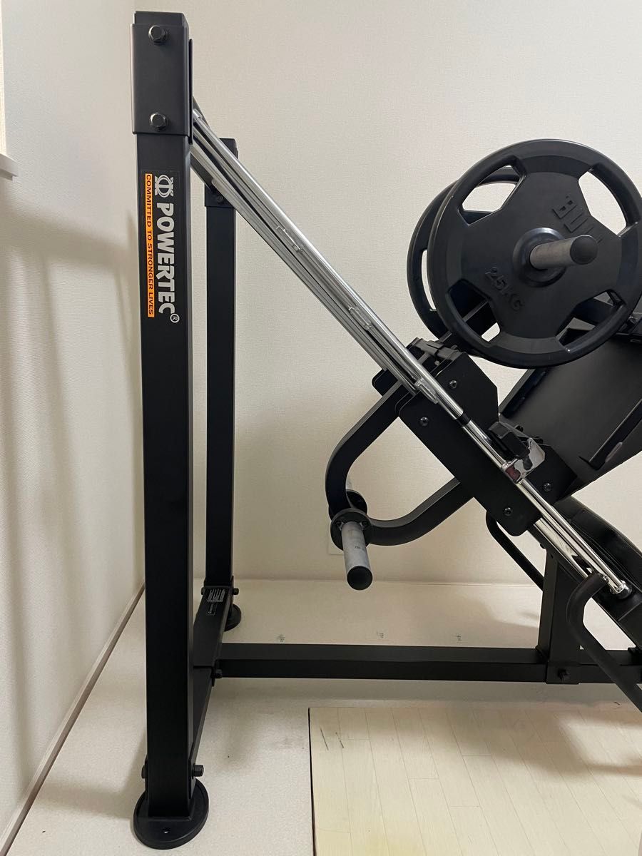 パワーテック POWERTEC レッグプレス bull25kgプレート2枚付き パワーテック POWERTEC レッグプレス bull25kgプレート2枚付き