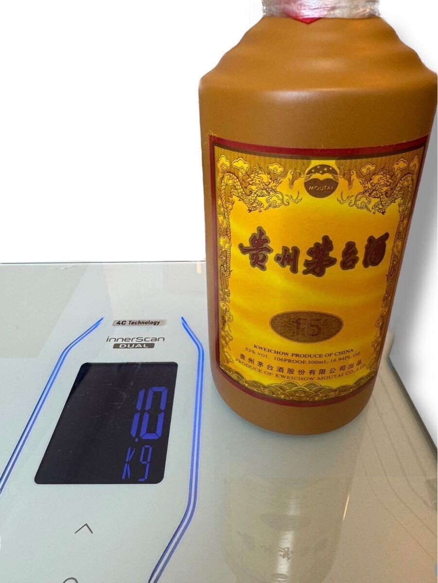 KN8000 未開栓 貴州茅台酒 マオタイ酒 15年 500ml 53% 付属品 KN8000 未開栓 貴州茅台酒 マオタイ酒 15年 500ml 53% 付属品