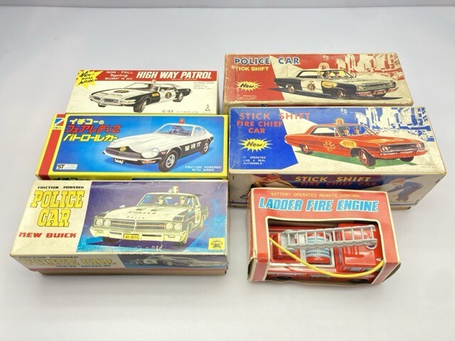 ブリキ おもちゃ まとめて パトカー HIGH WAY PATROL POLICE CAR ブリキ おもちゃ まとめて パトカー HIGH WAY PATROL POLICE CAR