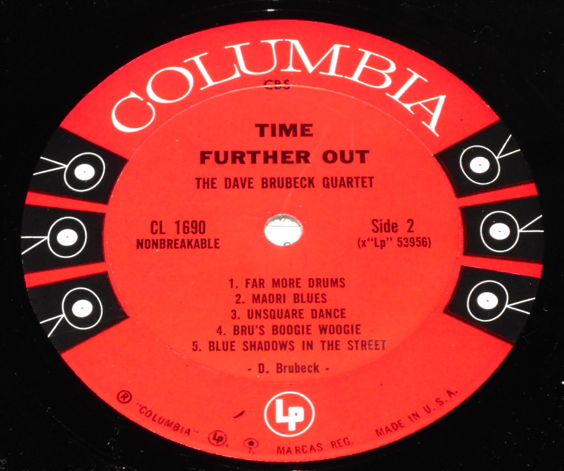 THE DAVE BRUBECK QUARTET 「Time Further Out」 Us製LP　六つ目　デイヴ・ブルーベック_画像6