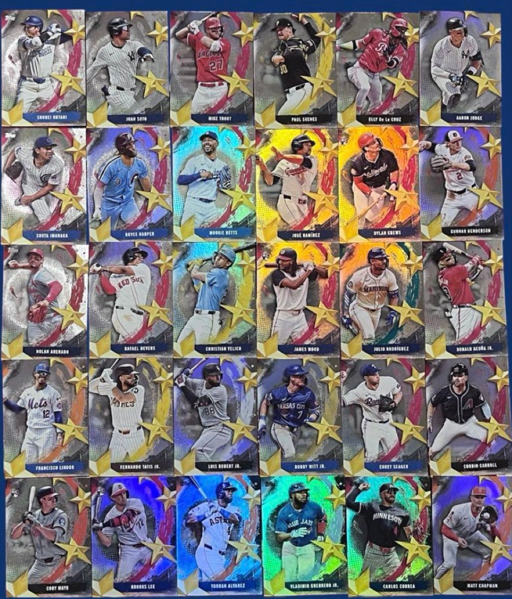 topps star of mlb 30枚セット 【フルコンプ】東京シリーズ topps star of mlb 30枚セット 【フルコンプ】東京シリーズ