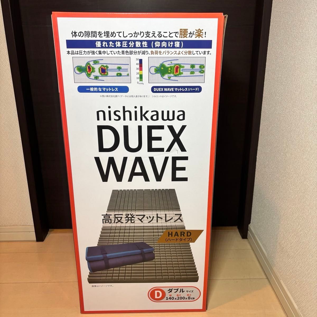 西川 高反発敷布団マットレス Duex Wave ダブル (ハードタイプ 西川 高反発敷布団マットレス Duex Wave ダブル (ハードタイプ