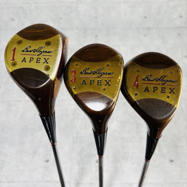 希少 Ben Hogan パーシモン ドライバー 1W 3W 4Wウッド 木製 希少 Ben Hogan パーシモン ドライバー 1W 3W 4Wウッド 木製