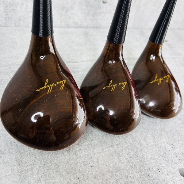 希少 Ben Hogan パーシモン ドライバー 1W 3W 4Wウッド 木製 希少 Ben Hogan パーシモン ドライバー 1W 3W 4Wウッド 木製