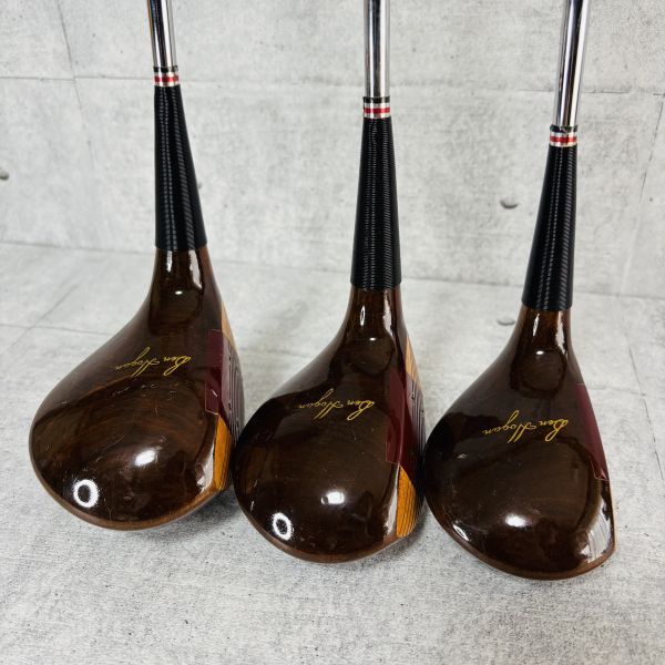 希少 Ben Hogan パーシモン ドライバー 1W 3W 4Wウッド 木製 希少 Ben Hogan パーシモン ドライバー 1W 3W 4Wウッド 木製
