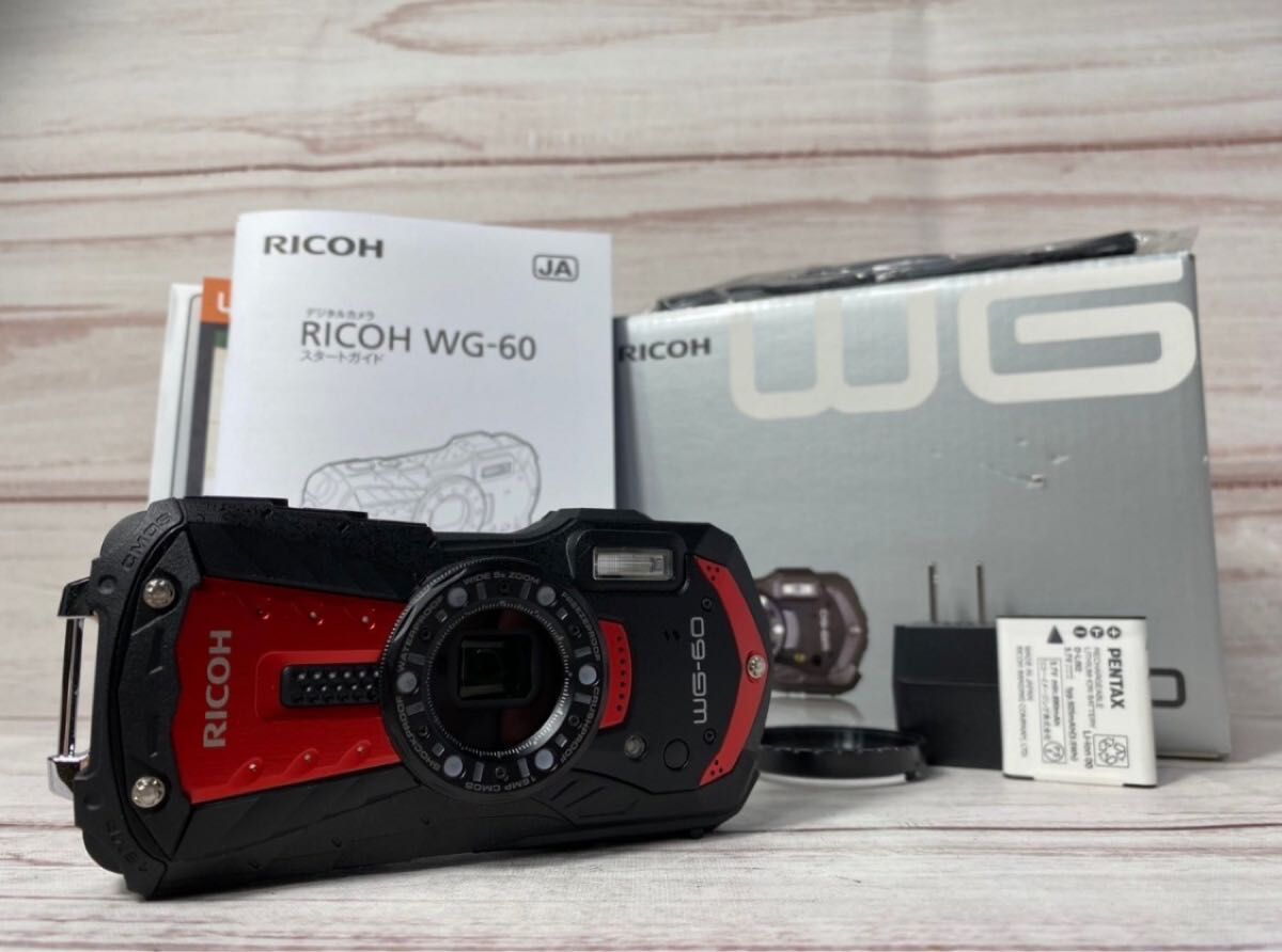 RICOH リコー WG-60 レッド|Yahoo!フリマ(旧PayPayフリマ) RICOH リコー WG-60 レッド|Yahoo!フリマ(旧PayPayフリマ)