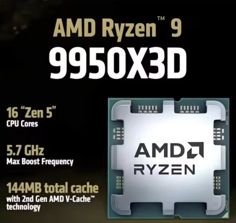 新品未使用】AMD RYZEN 9 9950X3D バルク品 CPU ライゼン PC 新品未使用】AMD RYZEN 9 9950X3D バルク品 CPU ライゼン PC