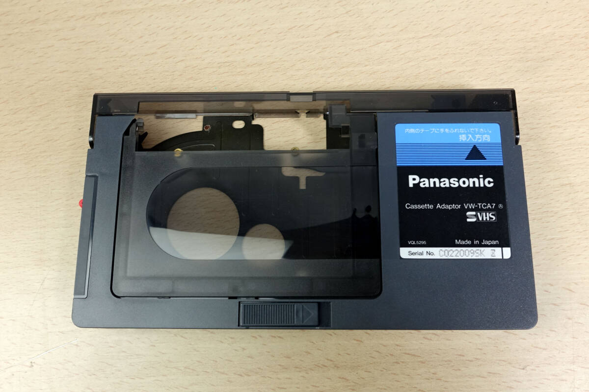 Panasonic VW-TCA7 S-VHS-C変換用カセットアダプター 本体のみ Panasonic VW-TCA7 S-VHS-C変換用カセットアダプター 本体のみ