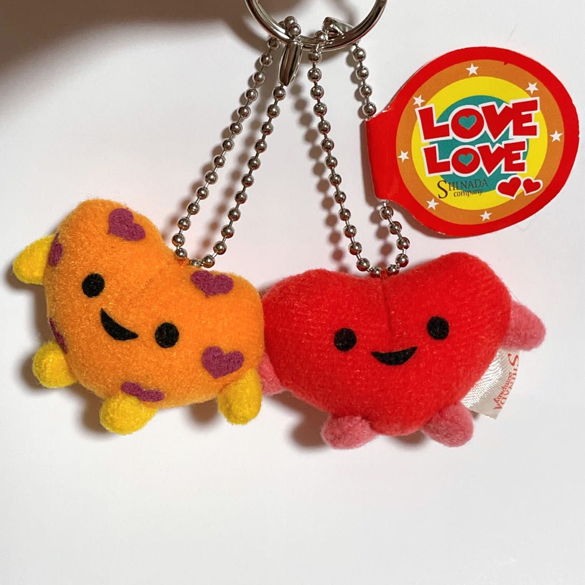 シナダ LOVE LOVE ハート マスコット ペア 平成レトロ SHINADA シナダ LOVE LOVE ハート マスコット ペア 平成レトロ SHINADA