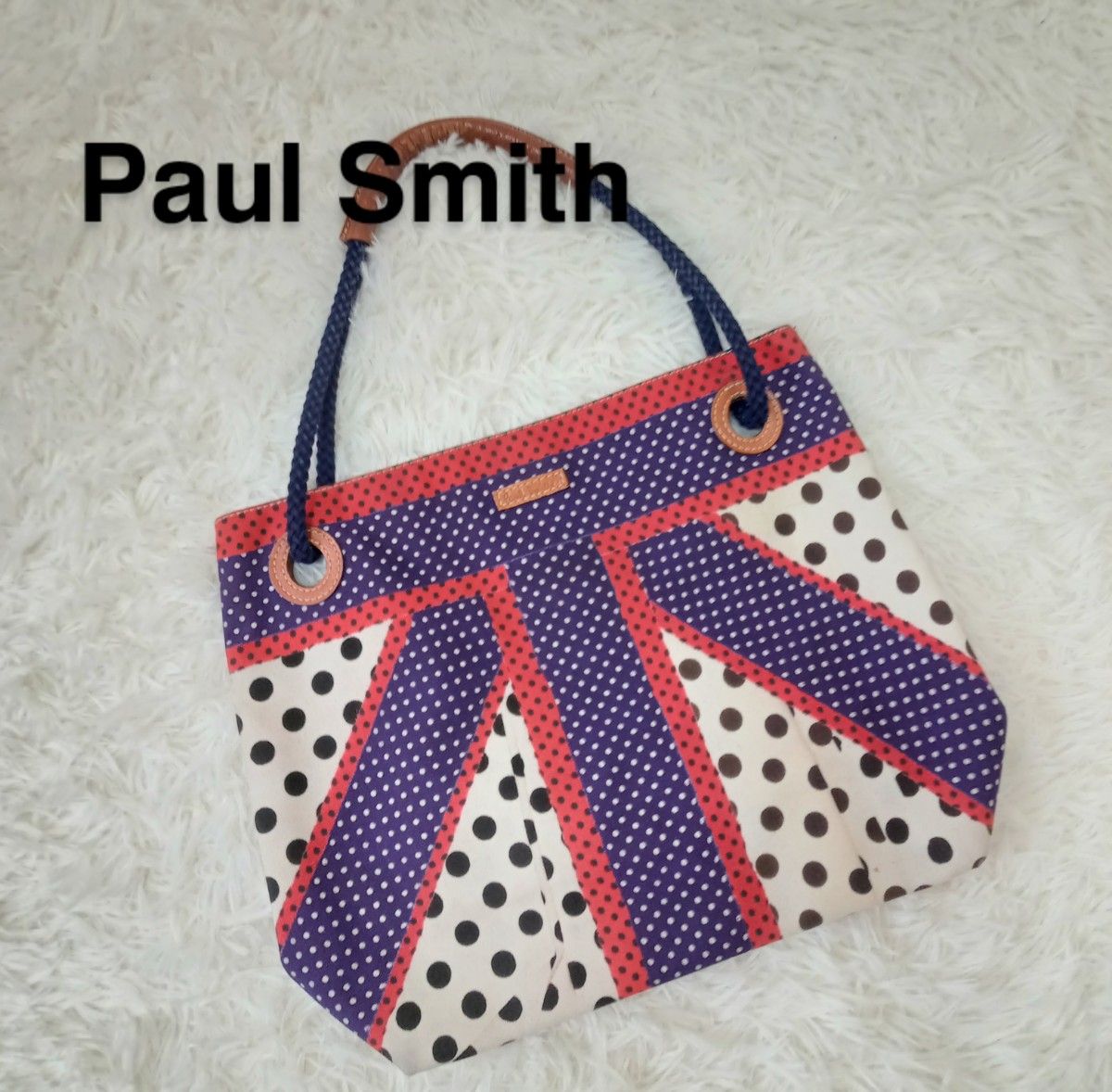 Paul Smith ポールスミス トートバッグ ドット柄 水玉模様 Paul Smith ポールスミス トートバッグ ドット柄 水玉模様