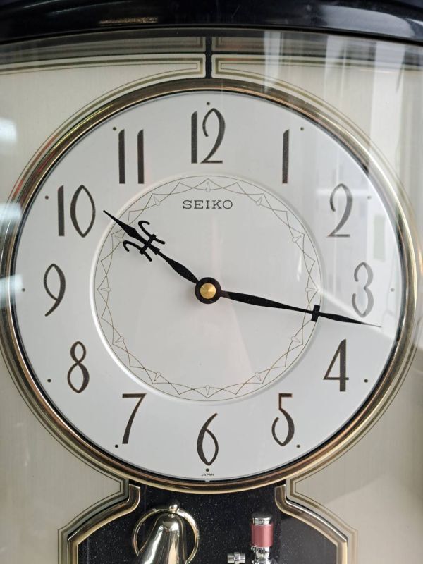 SEIKO 柱時計 からくり時計 RE532B 動作確認済み 音楽隊 SEIKO 柱時計 からくり時計 RE532B 動作確認済み 音楽隊