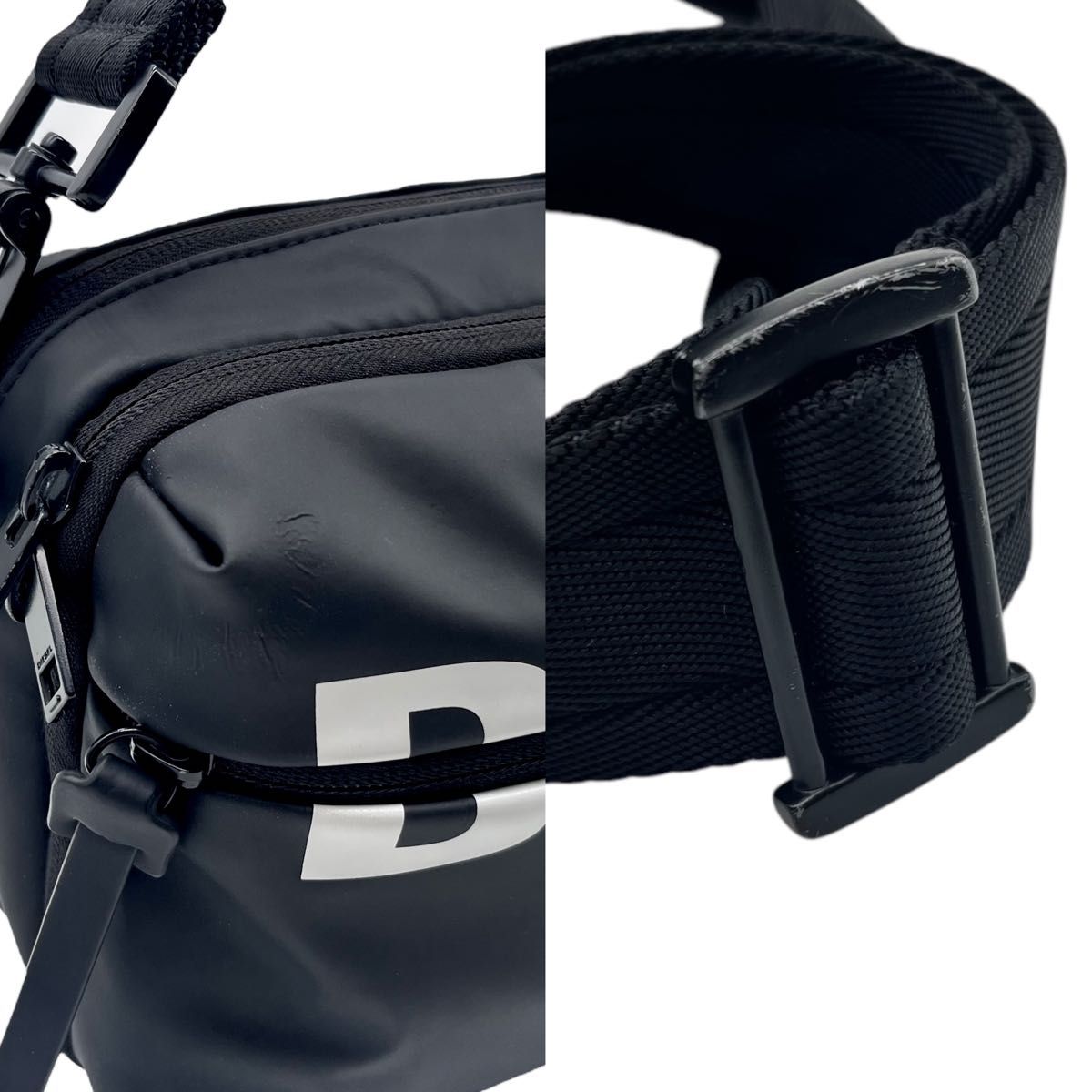 美品 DIESEL ディーゼル ショルダーバッグ ユニセックス ロゴ 美品 DIESEL ディーゼル ショルダーバッグ ユニセックス ロゴ