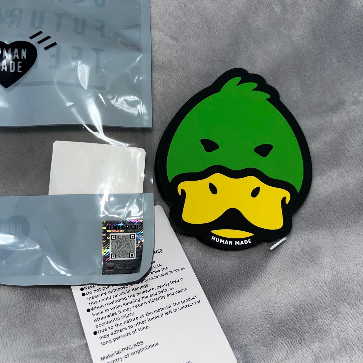 HUMAN MADE ヒューマンメイド 新品 本物 アニマル duck ダック HUMAN MADE ヒューマンメイド 新品 本物 アニマル duck ダック