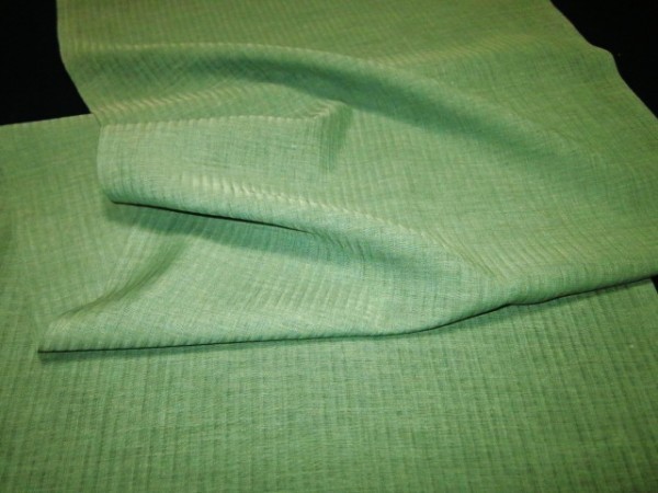 [ capital ...] Toray . bamboo summer thing length . long kimono-like garment flap light moss green change sleeve for 2.2m④