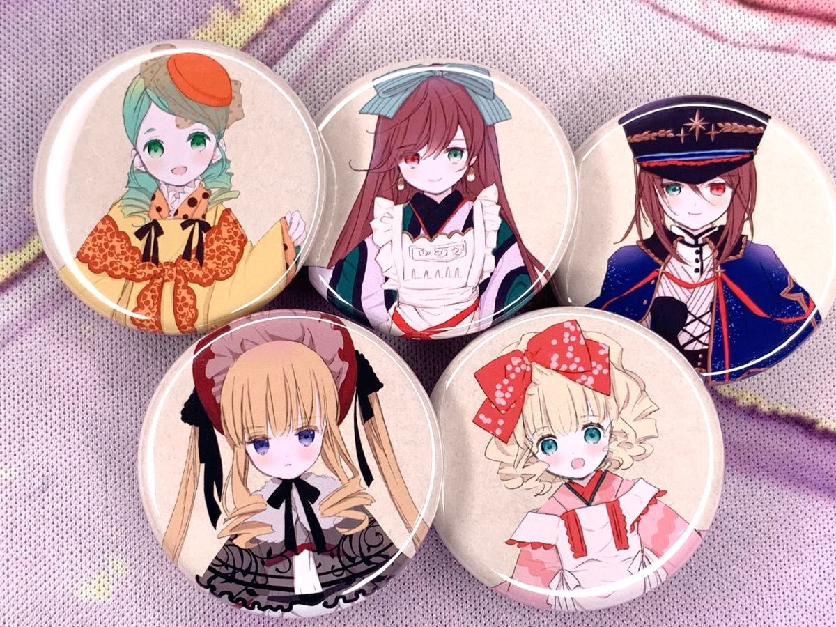 ローゼンメイデン展2017 缶バッジ(小) 5個セット|Yahoo!フリマ ローゼンメイデン展2017 缶バッジ(小) 5個セット|Yahoo!フリマ
