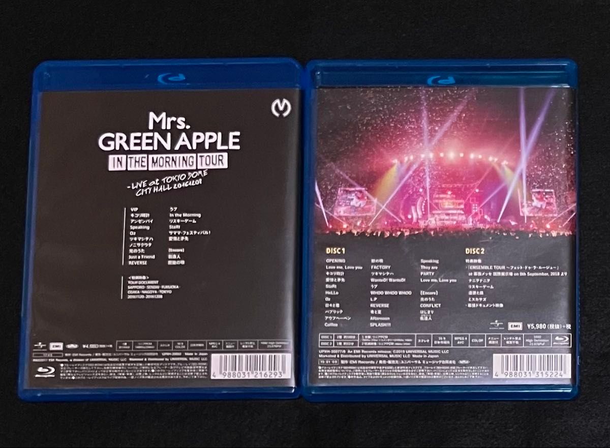 Mrs GREEN APPLE Blu-ray IN THE MORNING TOUR ENSEMBLE TOUR Mrs GREEN APPLE Blu-ray IN THE MORNING TOUR ENSEMBLE TOUR