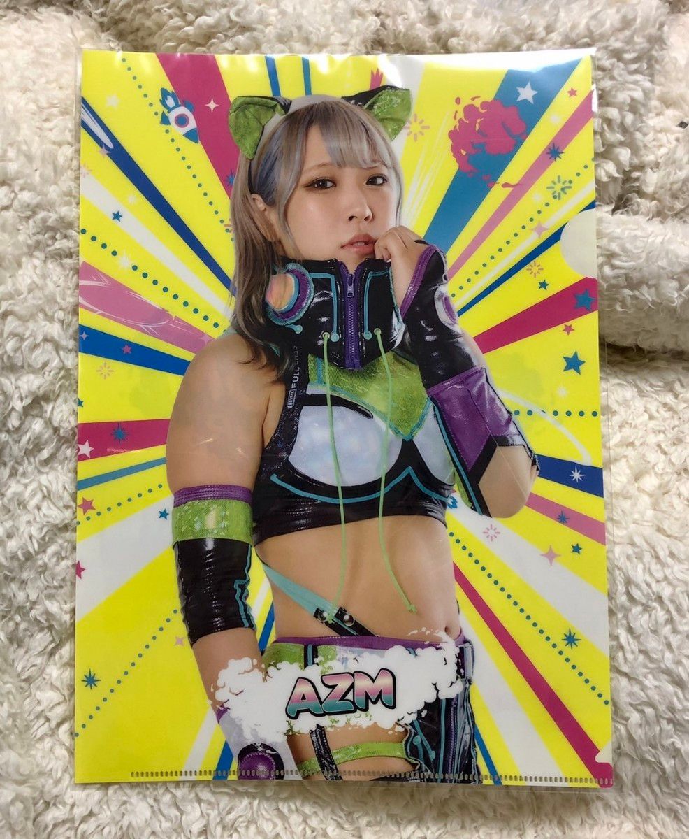新品未開封】AZM(スターダム女子プロレス)popup限定 クリア 新品未開封】AZM(スターダム女子プロレス)popup限定 クリア