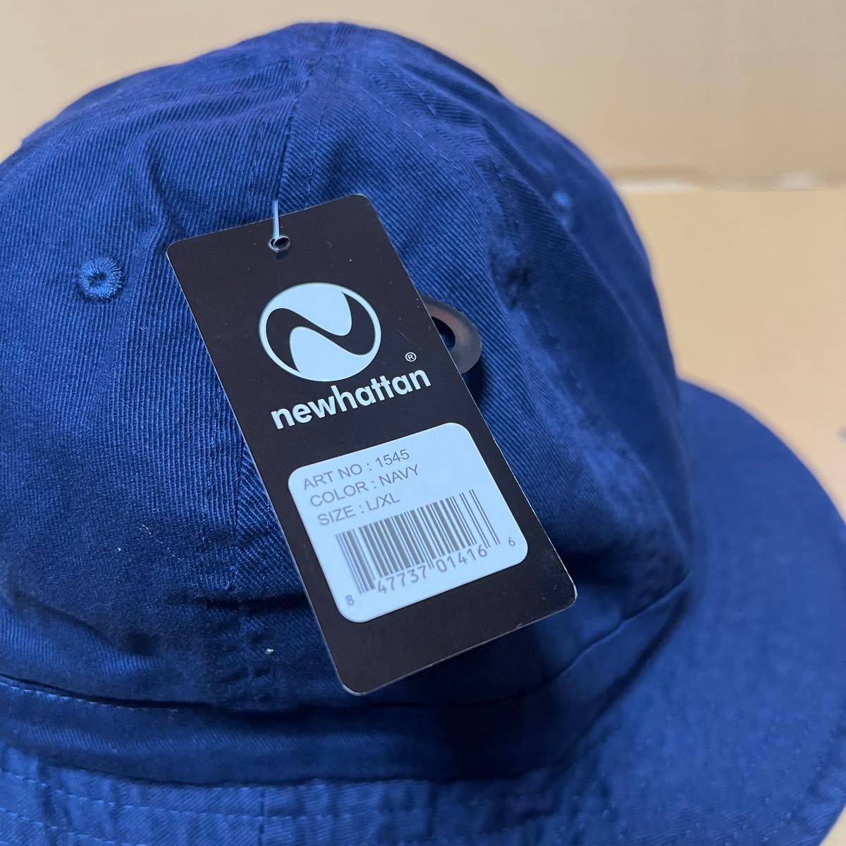 NEWHATTAN ツイルコットン ネイビー L/XLサイズ メトロハット NEWHATTAN ツイルコットン ネイビー L/XLサイズ メトロハット