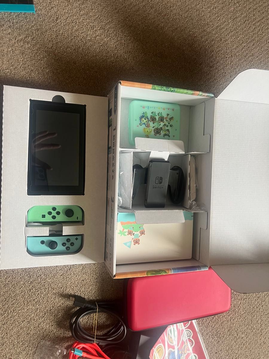 任天堂 Nintendo Switch 本体 セット あつまれどうぶつの森 初期 任天堂 Nintendo Switch 本体 セット あつまれどうぶつの森 初期