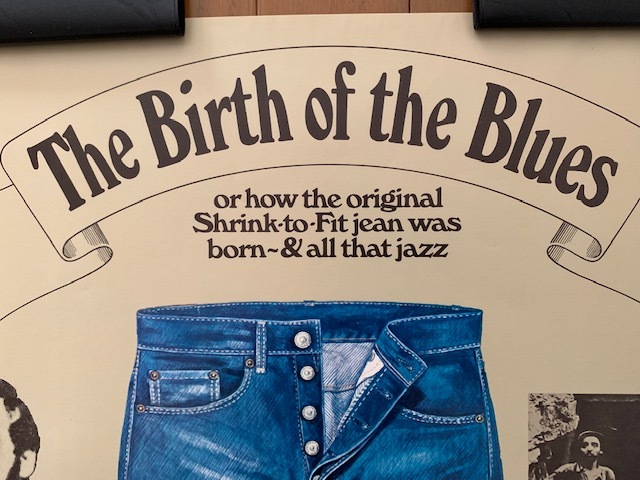 アメリカUSA リーバイス LEVI'S 501 1970年代ポスター アメリカUSA リーバイス LEVI'S 501 1970年代ポスター