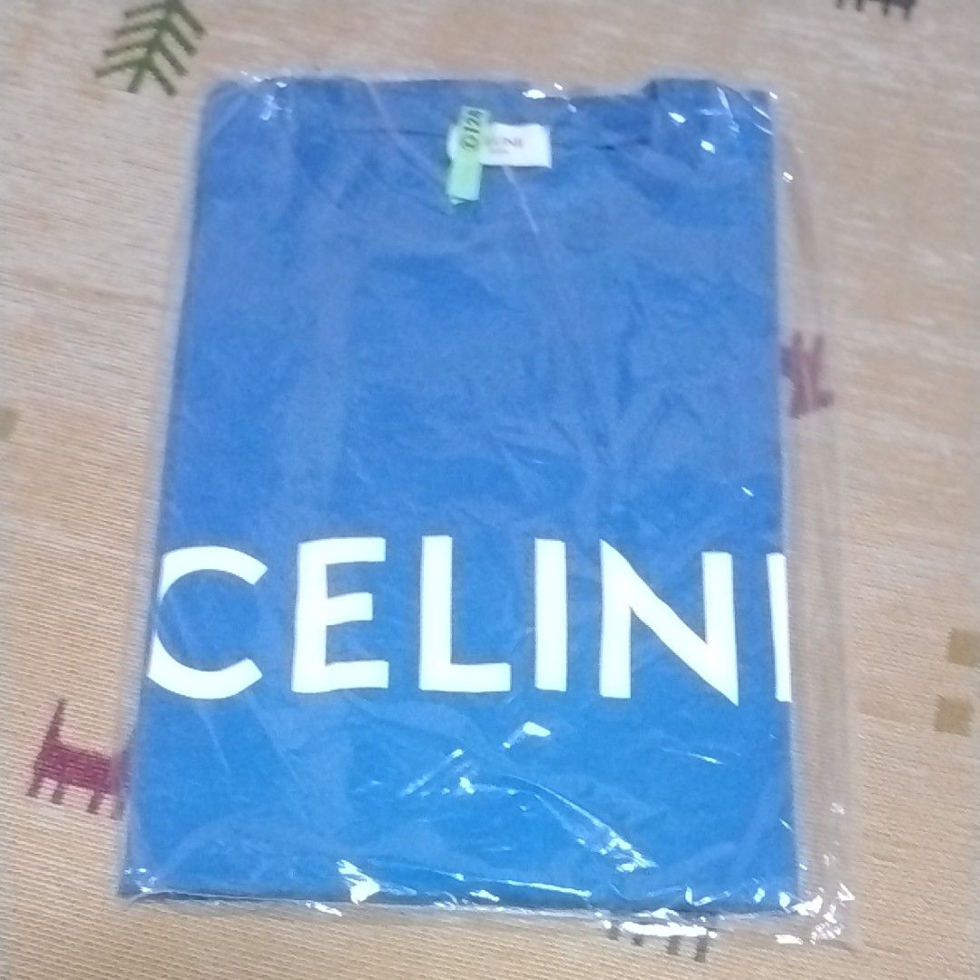 訳あり激安出品 セリーヌ CELINE Tシャツ エディスリマン ブルー 訳あり激安出品 セリーヌ CELINE Tシャツ エディスリマン ブルー