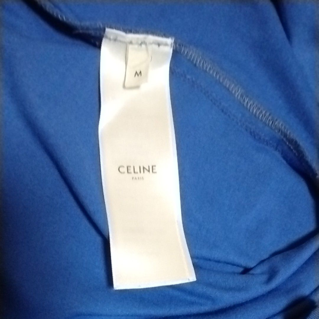 訳あり激安出品 セリーヌ CELINE Tシャツ エディスリマン ブルー 訳あり激安出品 セリーヌ CELINE Tシャツ エディスリマン ブルー