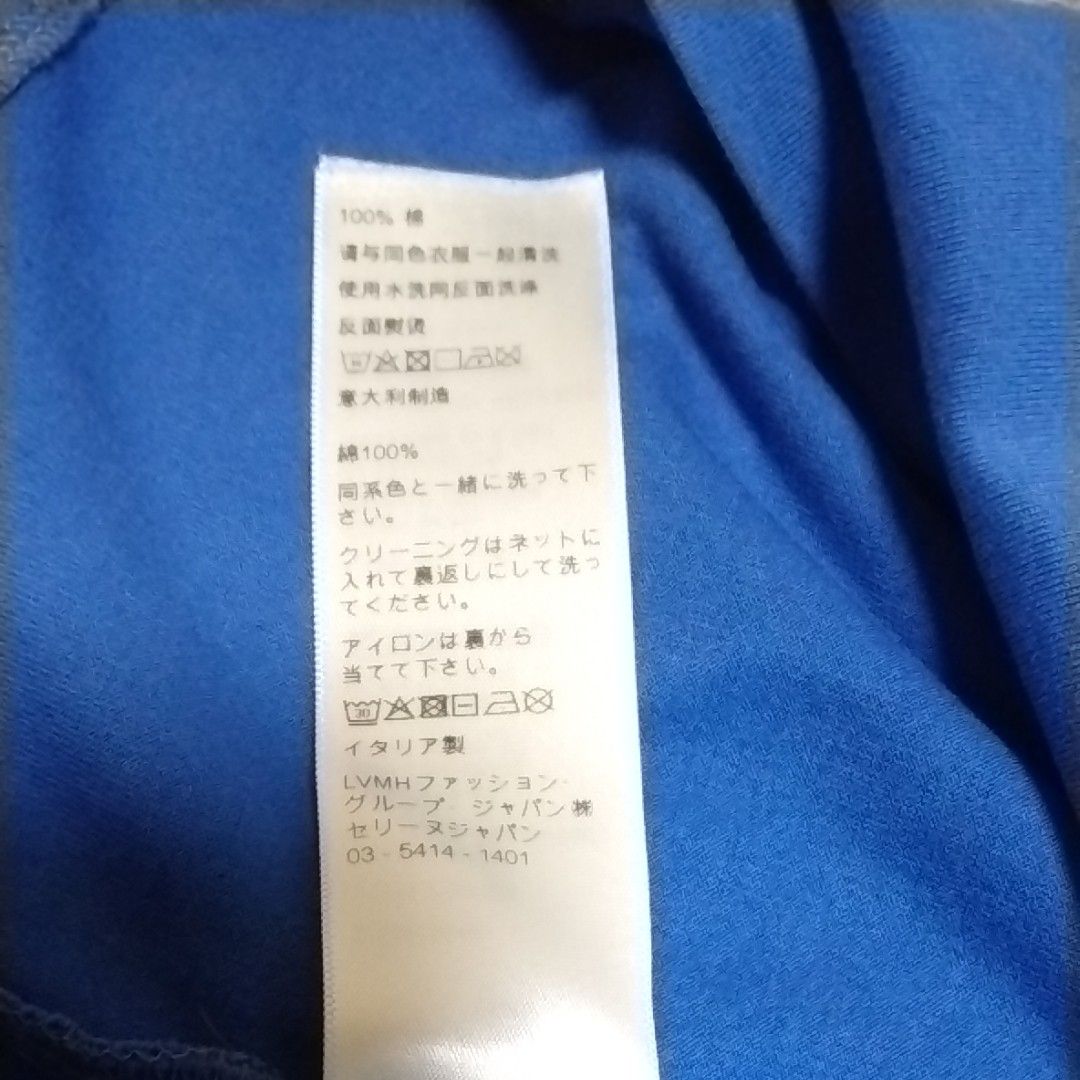 訳あり激安出品 セリーヌ CELINE Tシャツ エディスリマン ブルー 訳あり激安出品 セリーヌ CELINE Tシャツ エディスリマン ブルー